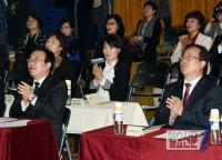 [포토] 김석준 교육감, ‘돌봄 BUVI 영어교실’ 성과보고회 격려