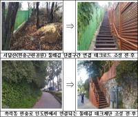 서울시의회 유용 의원“서달산 둘레길 코스 일부 단절 구간 연결 공사 완료”