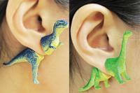 [아이디어세상] 내 귀에 티라노사우루스 '공룡 귀걸이'
