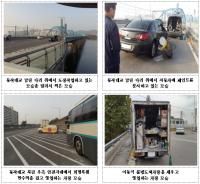 서울시 특사경, 한강 다리·도로 위 자동차 불법도장행위 환경사범 적발