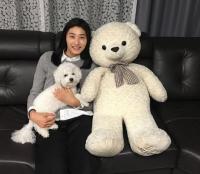 김연경, 애완견과 윌슨 곁에서 "나혼자산다 많은 시청 부탁"