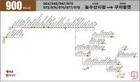 전주시, 전국 최초 '시내버스 통합노선도' 구축