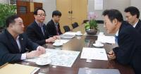 김영만 옥천군수, 환경부에 상수도사업비 112억원 요청