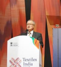 한국섬유산업연합회 성기학 회장, ‘Textiles India 2017’ 개막식 기조연설