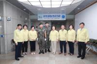 구리시의회, 을지연습 훈련참가자들 격려