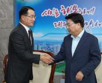 신세계 사장단 대전시 방문 