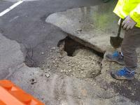 부산지하철 5공구 공사구간 땅꺼짐 발생 후 긴급 복구공사 마무리는 됐지만