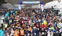 물사랑대청호마라톤대회에 3500여 건각 참가