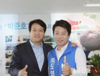 안민석 의원, 박준호 도의원 후보 격려 방문···“내외동 다목적 실내체육관 건립에 힘쓰겠다”