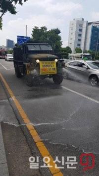 광주시, 도심 전역 살수…폭염 식힌다