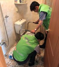 국민연금 부산본부, 홀로 어르신 찾아 폭염대비 삼계탕 등 전달