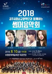 충남교향악단 '썸머음악회' 내달 10일 개최