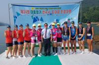 부산항만공사 조정선수단, 대통령기 전국시·도대항 조정대회서 전종목 메달 획득