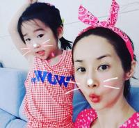 김가연, 붕어빵 딸과 깜찍한 투샷 공개 “하랭이랑 엄마랑” 