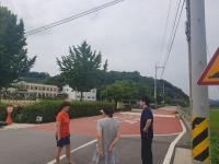 세종시교육청, 학생통학로 안전점검