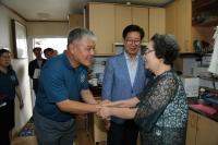 문정우 금산군수, 광복절 독립유공자 위문