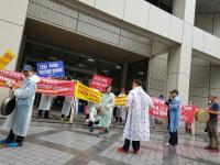 좌천범일통합2지구 조합원 “두산건설 규탄한다”