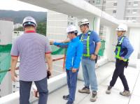 안전보건공단 부산본부, 건설현장 장년노동자 사고사망 재해예방 안전점검 캠페인