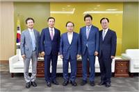 오거돈 부산시장, 한국신발산업협회 회장단 만나