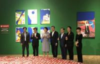 문재인 대통령 내외, 부산비엔날레 전시장인 '부산현대미술관' 방문