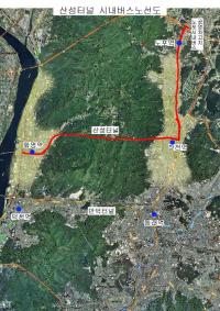 부산시, 산성터널 시내버스 노선 신설... 300번 부여