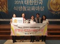 김해시, '2018 대한민국 식생활교육 대상'서 식생활교육 우수 지자체로 선정 