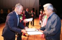 무학 좋은데이나눔재단, 부산노인대학연합예술제 장학금 후원 