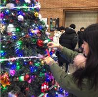 경성대 중앙도서관, '2019년 희망으로 가득한 소망트리'