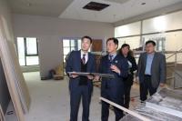 청년창업지원센터 조성공사 현장 방문한 이강호 남동구청장