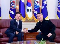 권병태 부산병무청장, 해군작전사령부 방문