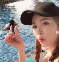 홍진영, 언니 홍선영 몰래 찍은 수영장 영상? “난 물에 들어가기 싫고” 폭소 