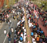 김해시, 부산과 김해서 김수로왕 행차 거리 퍼레이드 진행