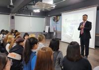 경남미용고등학교에 ‘1사1교 금융교육’ 지원한 경남은행