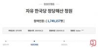 동물국회에 분노한 민심 안보이나? ‘한국‧민주당 해산 청원’ 공방전