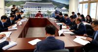이철우 경북지사, 동부청사 개청 후 첫 간부회의 가져