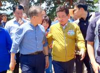 이철우 경북지사, "문 대통령에게, 포항지진특별법 제정 등 지역현안 강력 건의"