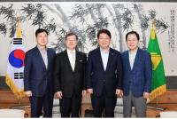 김순은 자치분권위원장, 권영진 대구시장 방문···자치분권 의견 교환