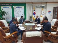 이승율 군수, 국도·국지도 사업 예산확보 나서