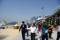 [부산시 브리핑] 오거돈 시장, 해수욕장 현장근무자 격려 및 안전점검 外