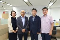 도로교통공단 부산지부 문용호 본부장, 부산국제교류재단 찾아 협력 모색