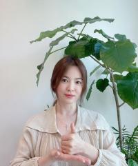 송혜교 기증, ‘여신급 방부제 미모+덕분에 챌린지’ 선행 눈길 “김혜수 선배님 지목으로 참여”