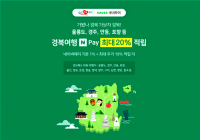 경북도, '네이버 국내여행 서비스 특별이벤트' 진행