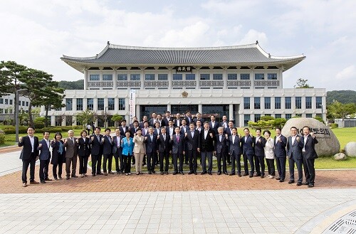 제11대 후반기 경북도의회 출범식. (사진제공=경북도의회)