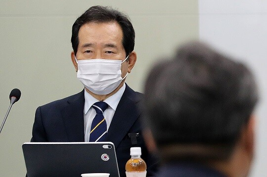 정세균 더불어민주당 대선 예비후보가 문재인 대통령 자녀를 언급한 최재형 국민의힘 대선 예비후보에 날을 세웠다. 사진=이종현 기자