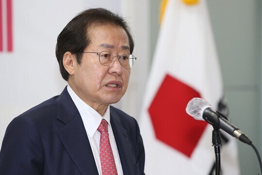 홍준표 의원이 “검찰이 주도하는 비리 의혹 대선에는 참여할 생각이 없다”고 7일 밝혔다. 사진=국회사진취재단
