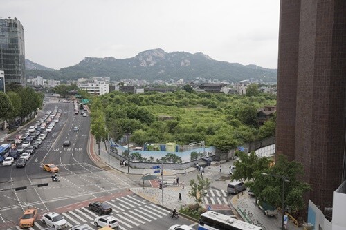 경복궁 옆 송현동 부지. 사진=이종현 기자