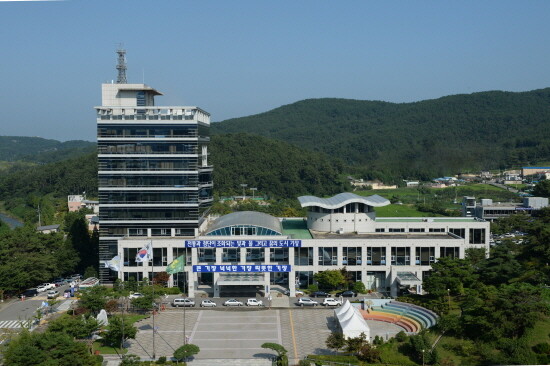 기장군텅 전경.