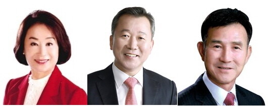 왼쪽부터 사천시의회 구정화 의원(행정관광위원장), 박종권 의원, 전재석 의원. 사진=사천시의회.