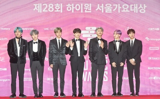 방탄소년단. 사진 = 고성준 기자