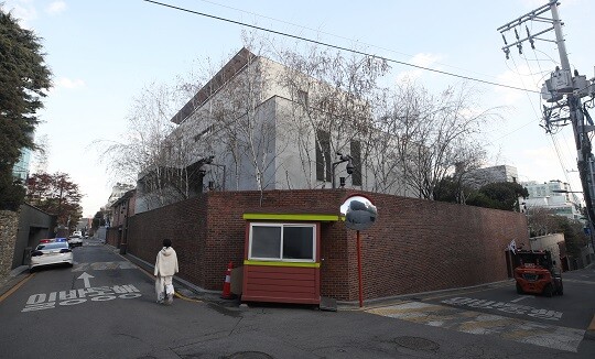 이명박 전 대통령 서울 강남구 논현동 사저. 사진=연합뉴스